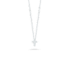 Roberto Coin Baby Cross Pendant With Diamonds