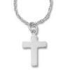 White Gold Small Cross Necklace