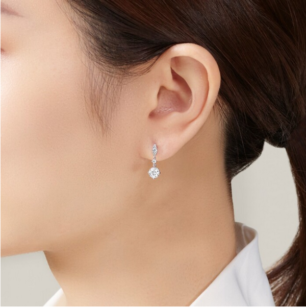 Hearts On Fire Aerial Petite Drop Earrings - Image 4