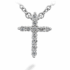 Hearts On Fire Signature Cross Necklace – SMALL
